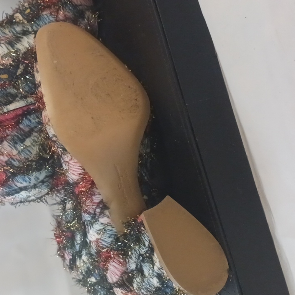 Salvatore Ferragamo Pisa Fringed Tinsel Multicolo… - image 8